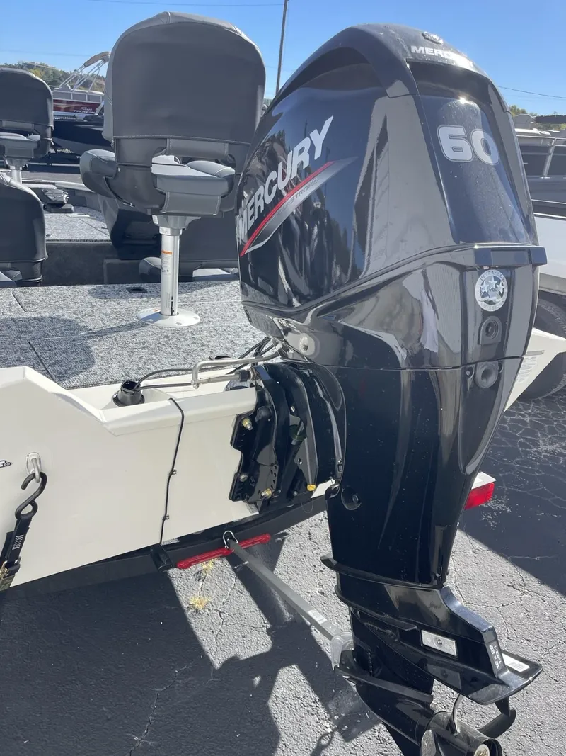 Slide: The Image of 2025 Tracker Pro Team 175 Crappie Edition with Mercury 60 outboard motor. - 4