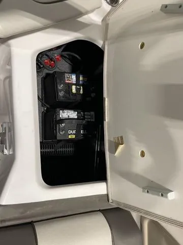 Slide: The Image of Control panel of 2012 Yamaha Boats 242 Limited S with radio and cruise assist features. - 19