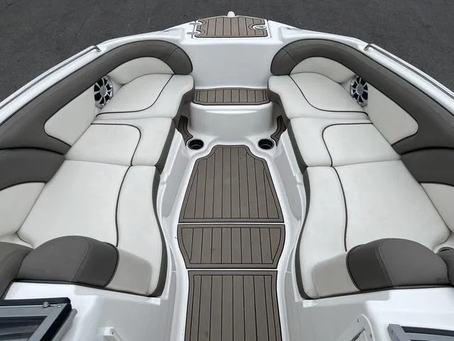 Slide: The Image of Interior storage compartment of 2012 Yamaha Boats 242 Limited S. - 27