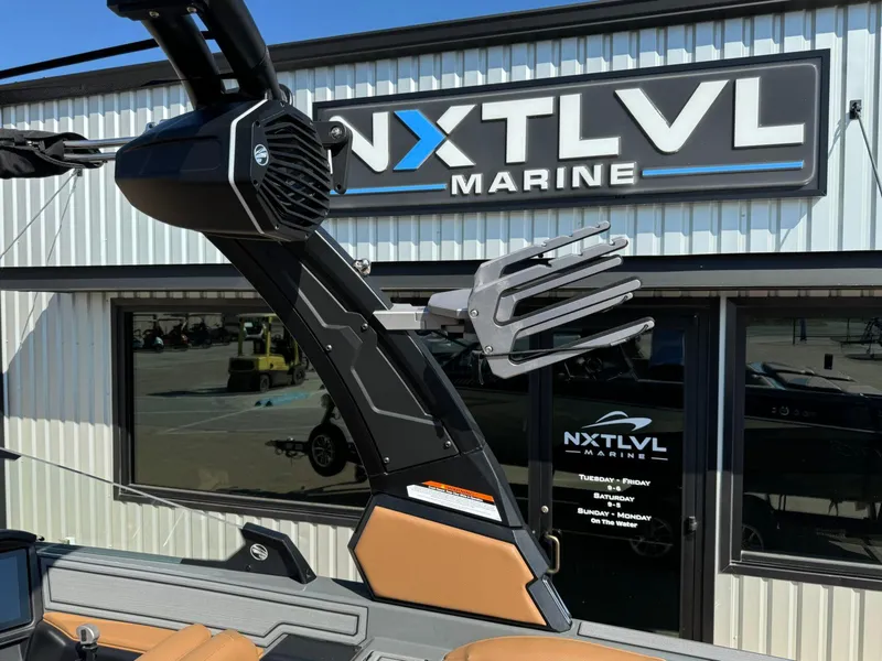 Slide: The Image of 2024 Tigé Z3 boat at NXT LVL Marine dealership, featuring sleek design and modern accessories. - 33