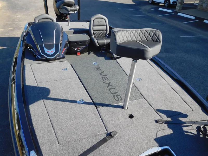 Slide: The Image of 2024 Vexus VXS 20 fishing boat with spacious deck and seating. - 5