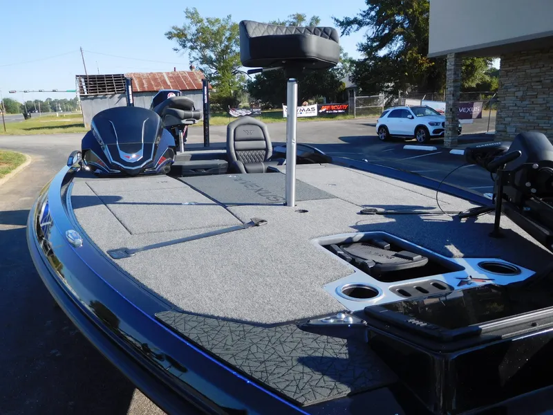 Slide: The Image of 2024 Vexus VXS 20 fishing boat with spacious deck and seating. - 9