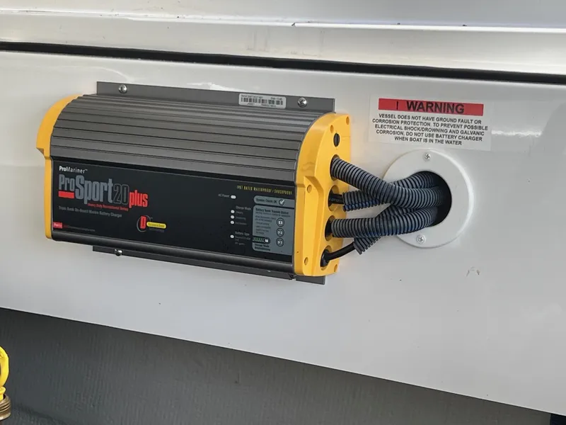Slide: The Image of ProMariner ProSport 20 Plus marine battery charger on 2016 Cobalt R30 boat. - 47