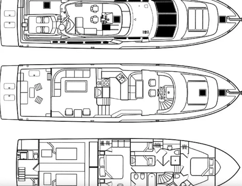 Slide: The Image of Pacific Mariner 65 Motoryacht 1998 - 76