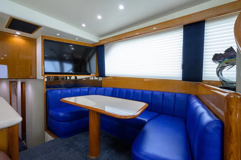 Slide: The Image of Viking 61 Night Bird - Interior Dinette - 10