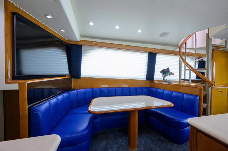 Slide: The Image of Viking 61 Night Bird - Interior Dinette - 11