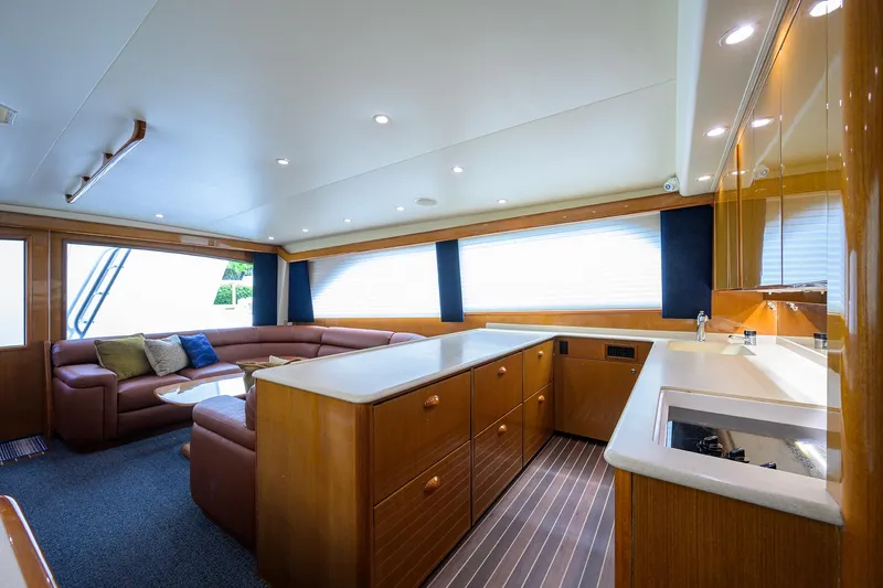 Slide: The Image of Viking 61 Night Bird - Interior Galley - 14