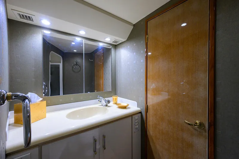 Slide: The Image of Viking 61 Night Bird - Interior Forward Stateroom Head - 25