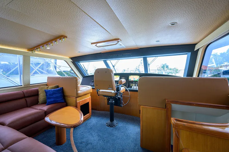 Slide: The Image of Viking 61 Night Bird - Interior Flybridge - 3