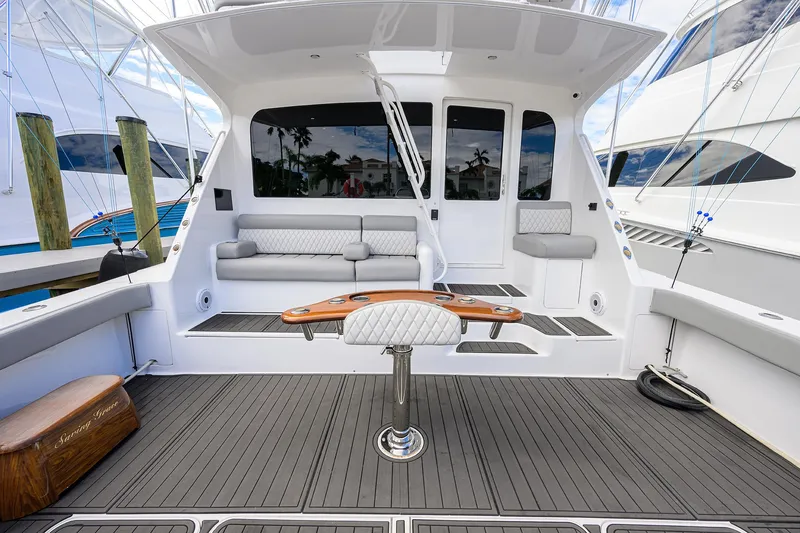 Slide: The Image of Viking 61 Night Bird - Exterior Cockpit - 33