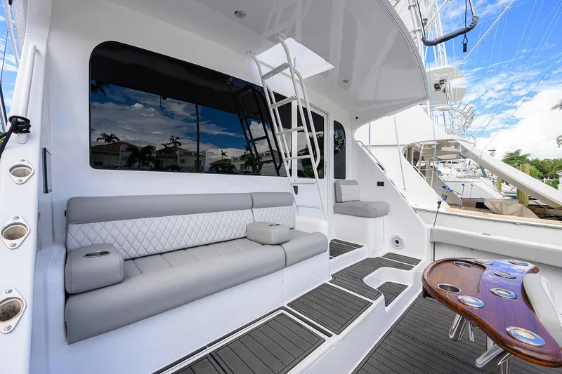 Slide: The Image of Viking 61 Night Bird - Exterior Cockpit - 35