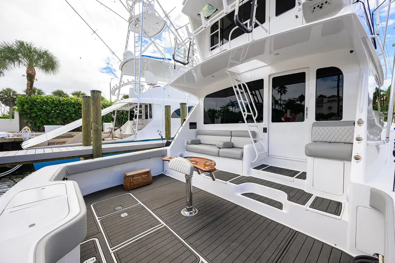 Slide: The Image of Viking 61 Night Bird - Exterior Cockpit - 4