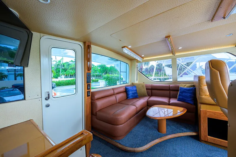 Slide: The Image of Viking 61 Night Bird - Interior Flybridge - 41