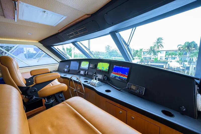 Slide: The Image of Viking 61 Night Bird - Interior Flybridge - 43