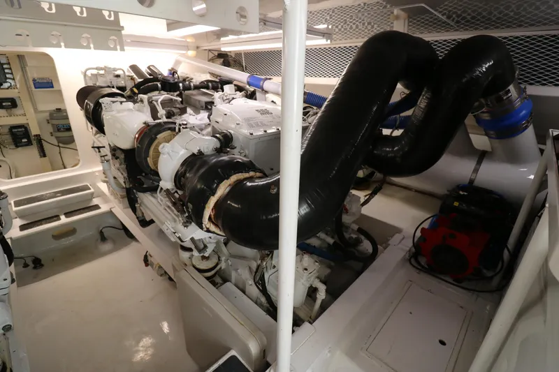 Slide: The Image of Viking 61 Night Bird - Engine Room - 53