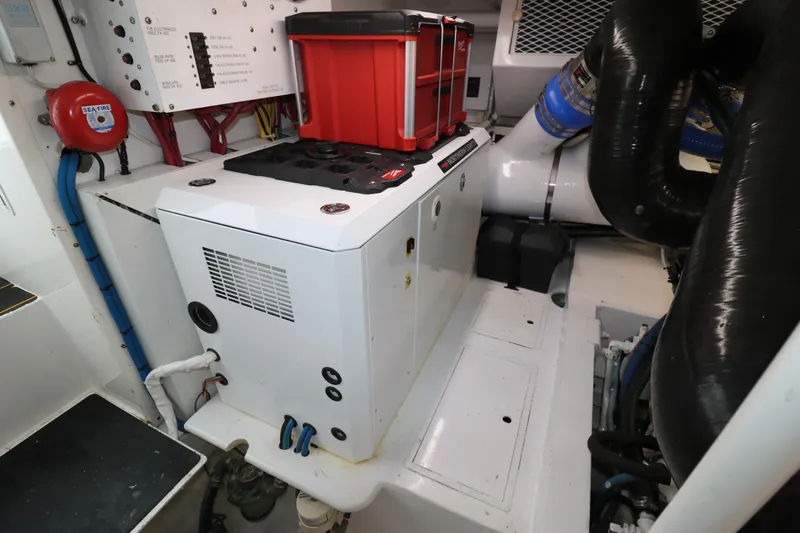 Slide: The Image of Viking 61 Night Bird - Engine Room - 57