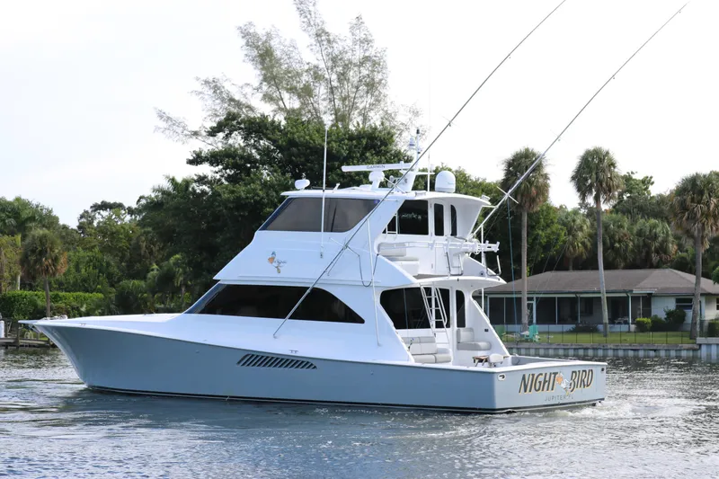 Slide: The Image of Viking 61 Night Bird - Exterior Profile - 68