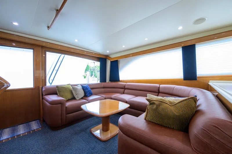 Slide: The Image of Viking 61 Night Bird - Interior Salon - 7