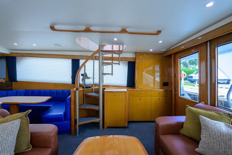 Slide: The Image of Viking 61 Night Bird - Interior Salon - 9