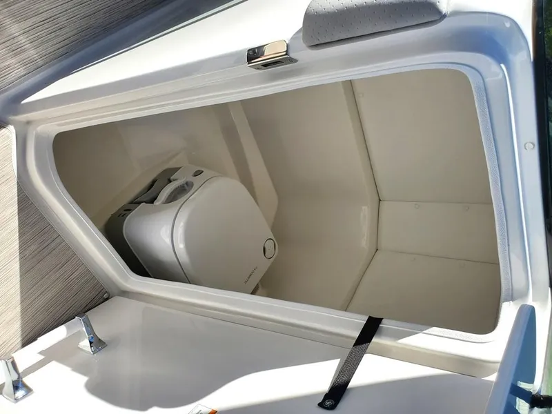 Slide: The Image of Enclosed bathroom inside port console - 7