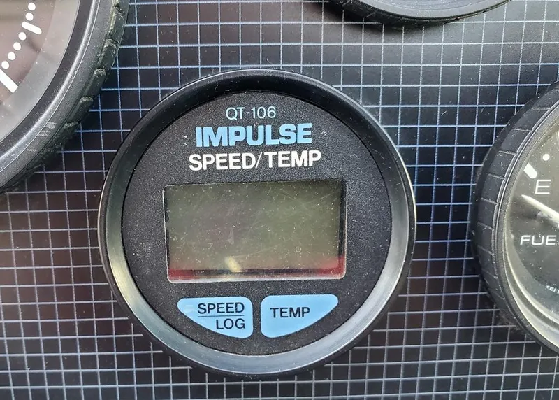 Slide: The Image of In dash digital speed & temp gauge - 38