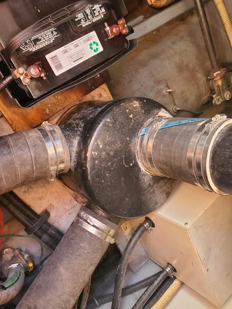 Slide: The Image of Wet muffler for port engine exhaust - 47