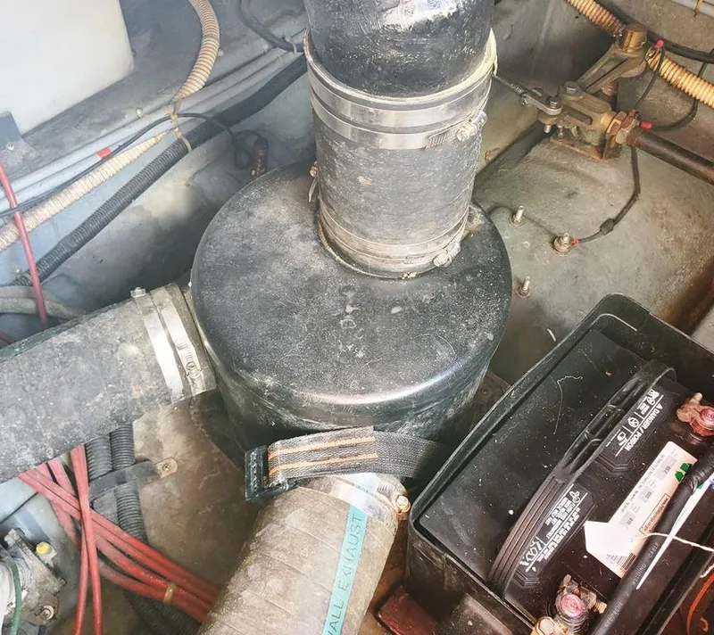 Slide: The Image of Wet muffler for stbd engine exhaust - 48