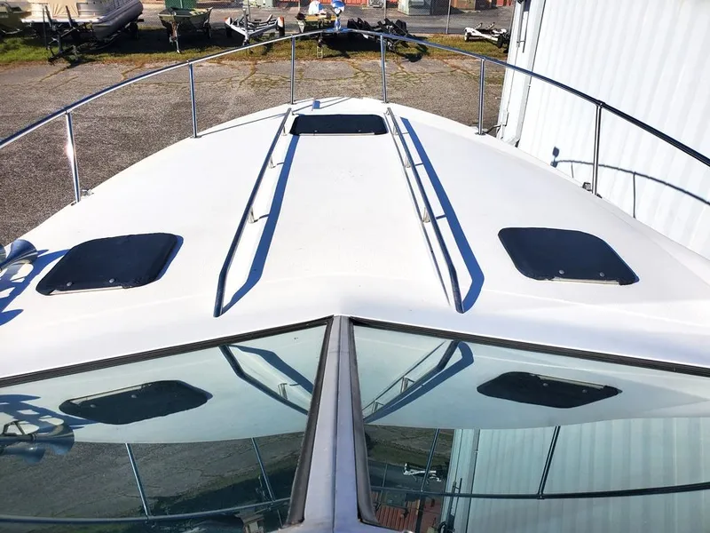 Slide: The Image of Front deck & opening cabin hatches - 8