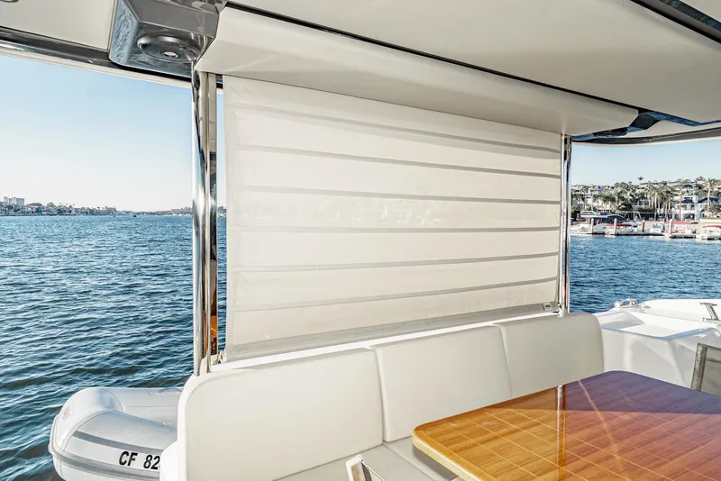 Slide: The Image of Luxury yacht Absolute NAVETTA 2017 with elegant interior and scenic ocean view. - 42