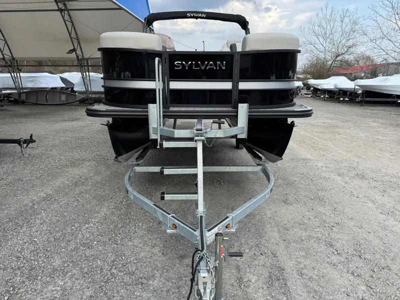 Slide: The Image of Sylvan 8520 CLZ DH 2025 on trailer, front view. - 12