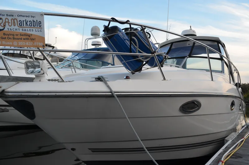 Slide: The Image of 2009 Monterey 320 Sport Yacht docked, for sale by Remarkable Yacht Sales. - 2