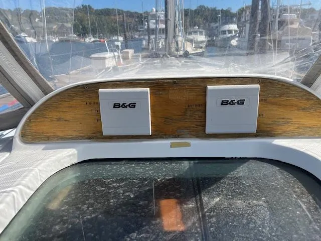 Slide: The Image of Cockpit view of 2007 Beneteau First 36.7 sailboat with B&G navigation instruments. - 17