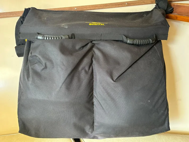 Slide: The Image of Black Smith bag on a 1983 Fortier 26 boat. - 37