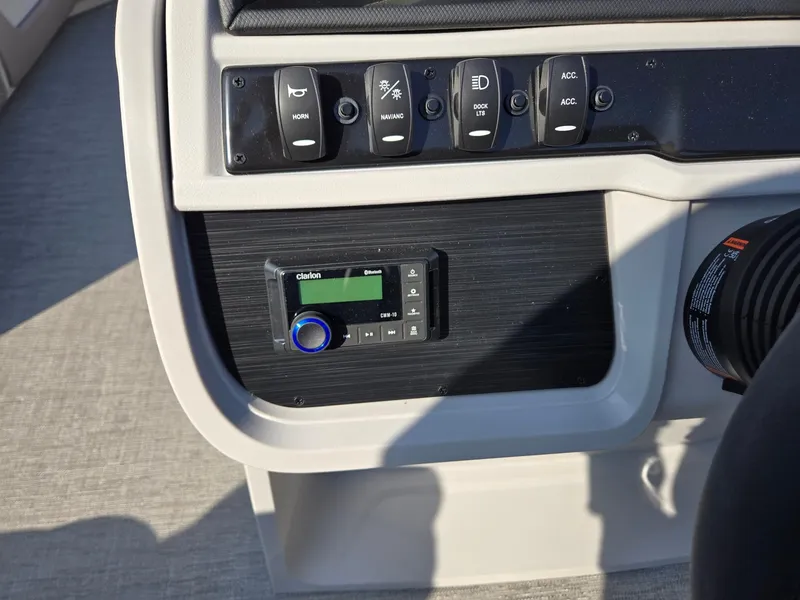 Slide: The Image of Control panel of 2025 Godfrey SWEETWATER Entertainment 2486 DT boat. - 17