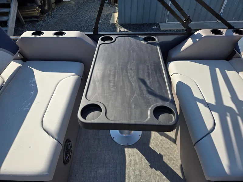 Slide: The Image of Interior of 2025 Godfrey SWEETWATER Entertainment 2486 DT with seating and table. - 27