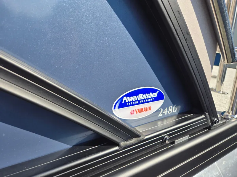 Slide: The Image of Close-up of 2025 Godfrey SWEETWATER Entertainment 2486 DT with Yamaha PowerMatched warranty sticker. - 43