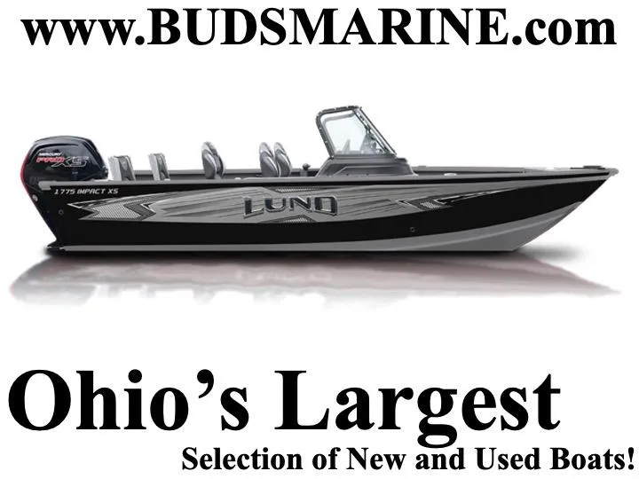 The Image of 2025 Lund 1775 Impact XS Sport boat on display at Bud's Marine in Ohio. - 0