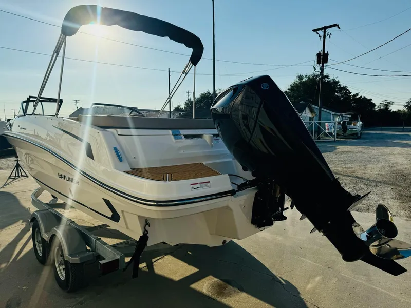 Slide: The Image of 2025 Bayliner VR6 Bowrider OB on trailer. - 6