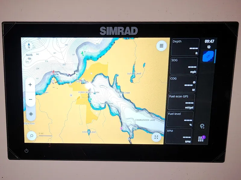 Slide: The Image of 9" Simrad NSX MDF - 12
