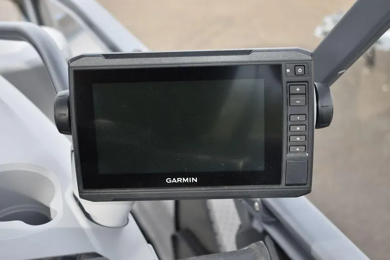 Slide: The Image of Garmin display on 2023 Sea-Doo Switch® Cruise 18-230 hp boat dashboard. - 27