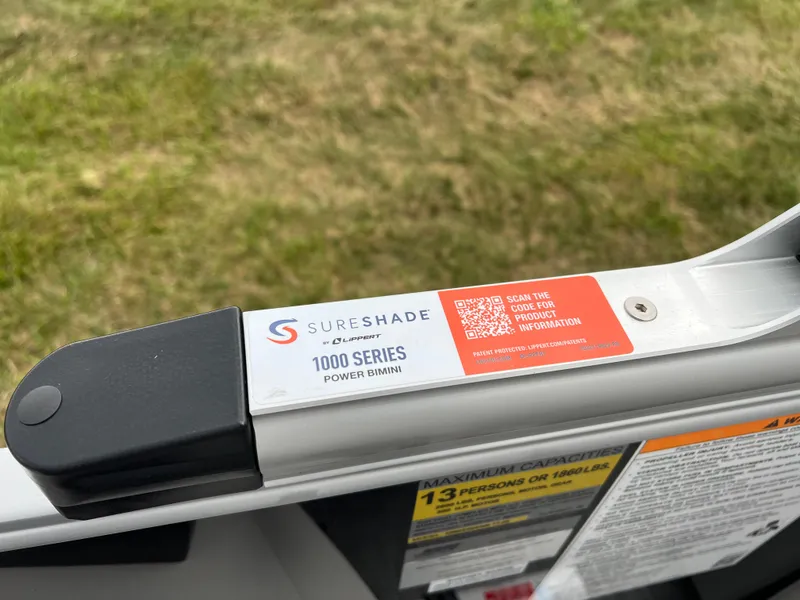 Slide: The Image of SureShade 1000 Series Power Bimini on 2025 Godfrey Sweetwater 2286 C Special Edition. - 25