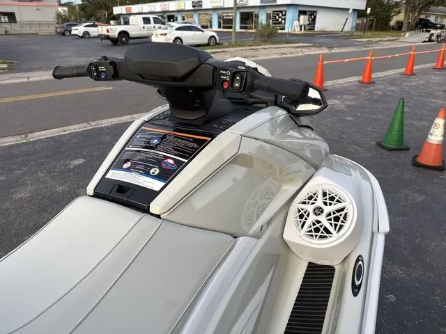 Slide: The Image of 2025 Yamaha Marine Waverunner VX Cruiser HO with audio, displayed on a trailer. - 3