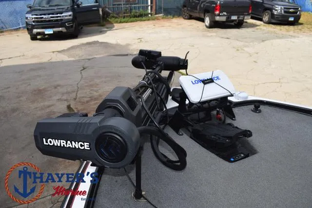 Slide: The Image of 2011 Nitro Z Series Z-6 boat with Lowrance equipment at Thayer's Marine. - 3