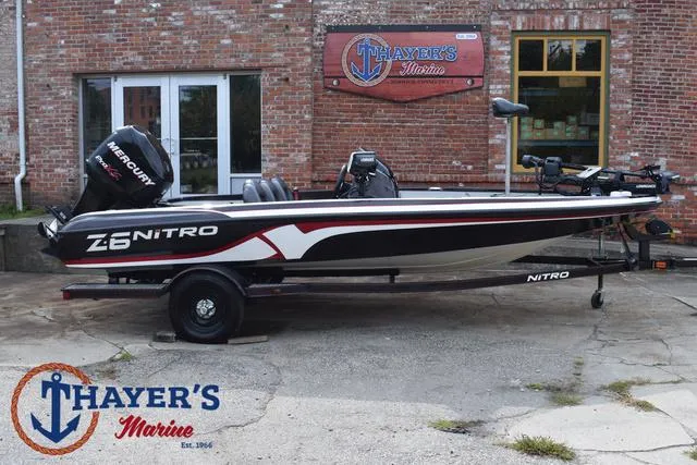 Slide: The Image of 2011 Nitro Z Series Z-6 boat at Thayer's Marine dealership. - 31