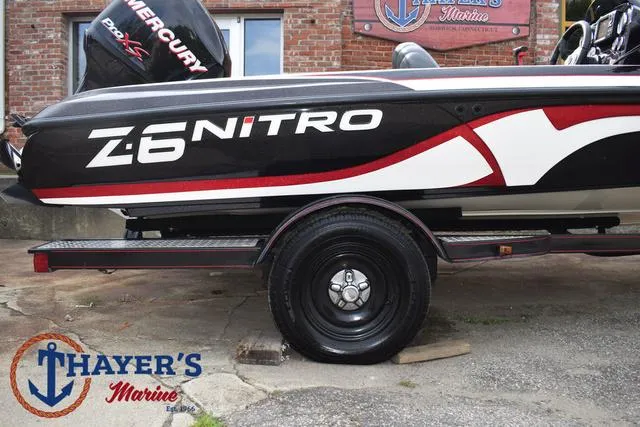 Slide: The Image of 2011 Nitro Z Series Z-6 boat with Mercury engine at Thayer's Marine. - 35