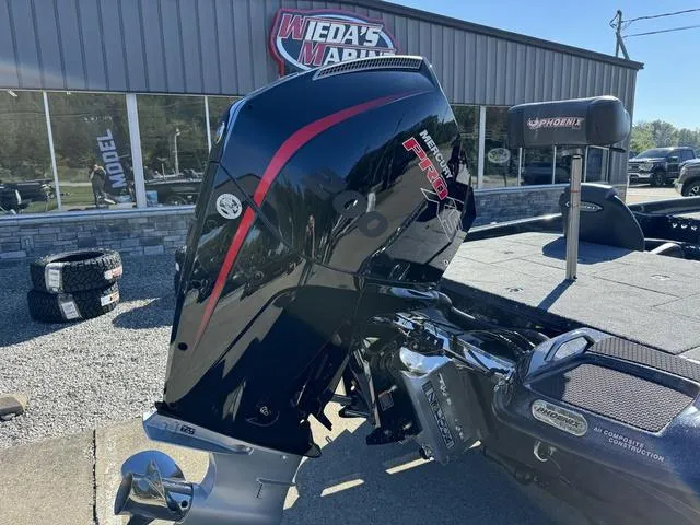 Slide: The Image of Phoenix 819 ZXL 2025 boat with Mercury Pro XS engine at Wieda's Marine dealership. - 3