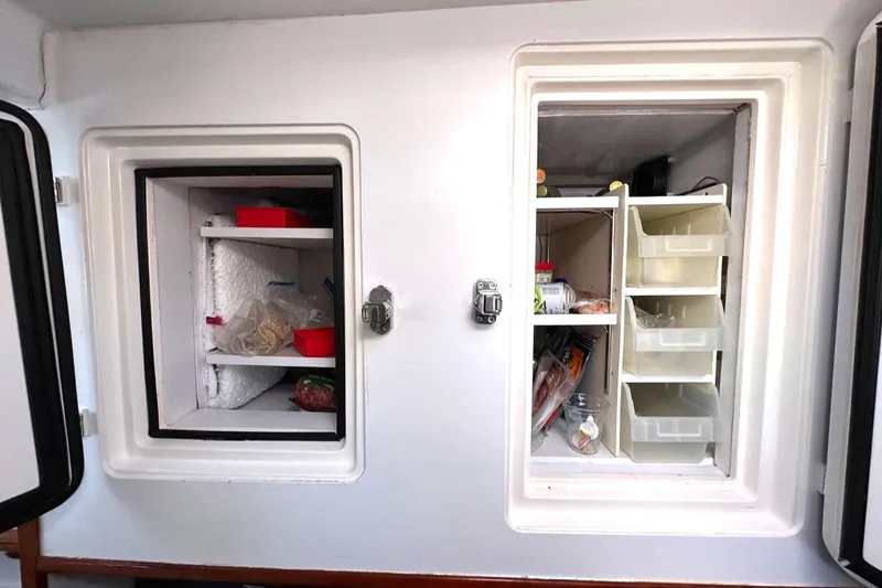 Slide: The Image of Interior storage compartments on a 2007 Morrelli & Melvin Shooting Star yacht. - 38