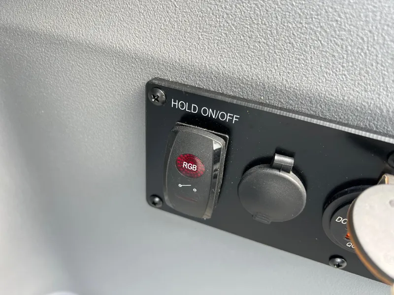 Slide: The Image of Control panel with RGB switch on Godfrey SWEETWATER 2286 SFL, 2025 model. - 27