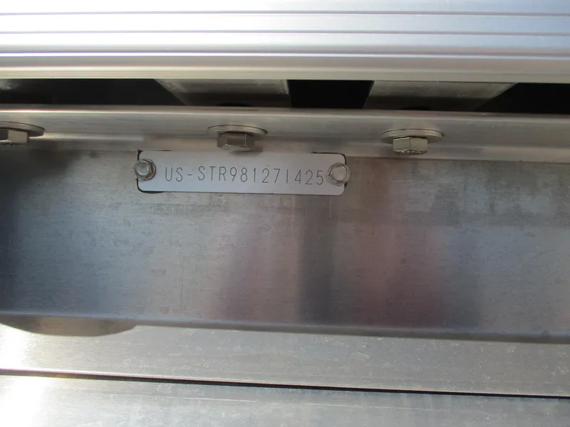 Slide: The Image of Serial number plate on 2025 Starcraft LX 20 CB boat. - 18