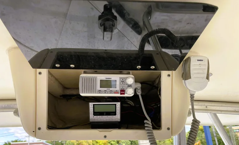 Slide: The Image of 2006 Scout 242 Abaco boat radio and communication equipment. - 3